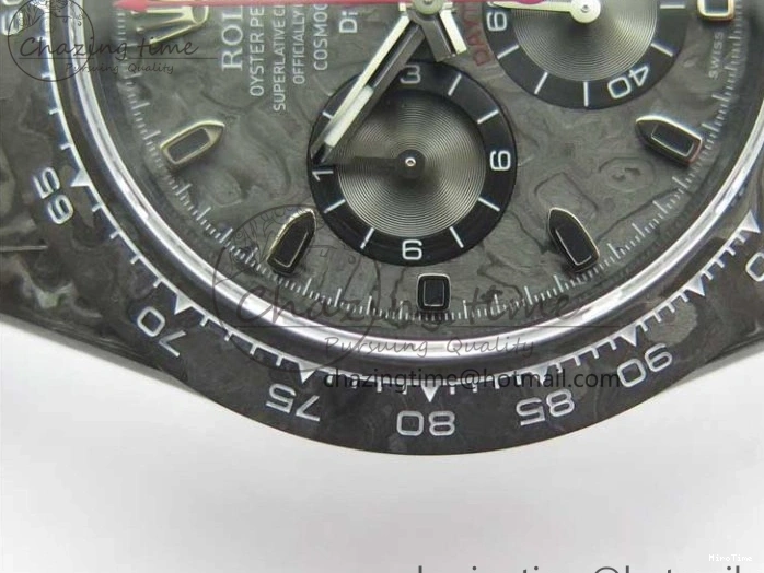 MiroTime 0124 Stretchable Daytona DIW All Black Carbon Noob 1:1 Best Edition Black Dial on Black Nylon Strap SA 2582